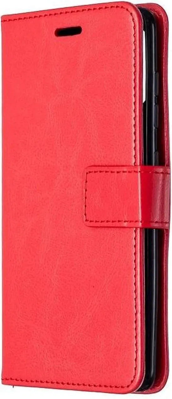 Samsung Galaxy S20 FE 4G Hoesjes – Portemonnee Book Case – Pasjeshouder – Magneetsluiting – Rood-Ilumina Benelux
