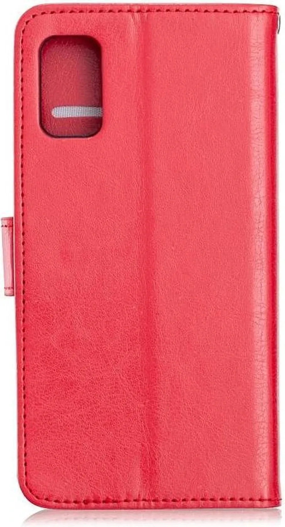 Samsung Galaxy S20 FE 4G Hoesjes – Portemonnee Book Case – Pasjeshouder – Magneetsluiting – Rood-Ilumina Benelux