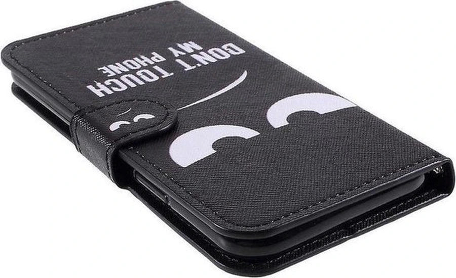 Bookcase Geschikt voor: Samsung Galaxy M21 hoesje met print - Don't touch my phone