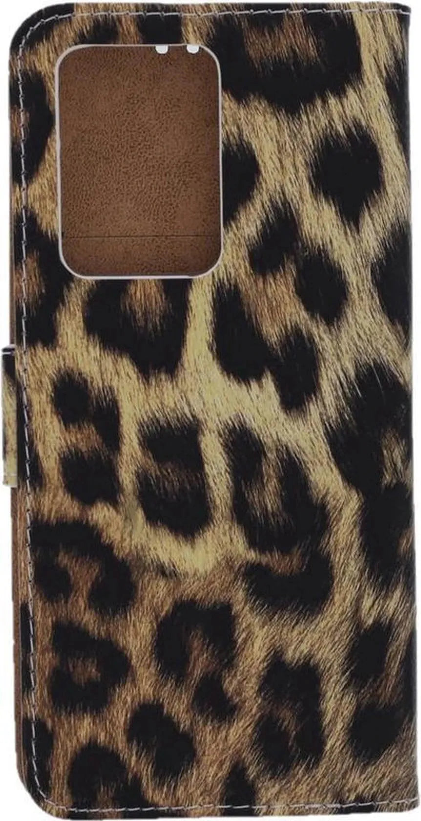 Samsung Galaxy S20 Ultra Hoesjes – Bookcase Portemonnee Hoes – Pasjeshouder – Magneetsluiting – Luipaard-Ilumina Benelux