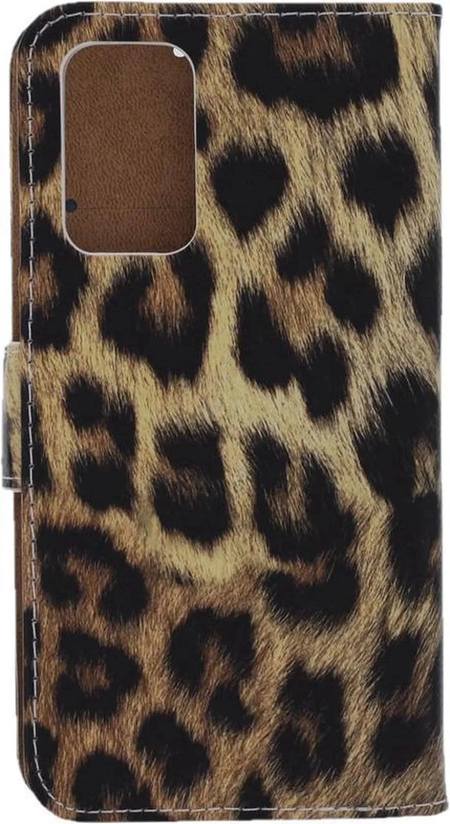 Samsung Galaxy A72 Hoesjes – Bookcase Portemonnee Hoes – Pasjeshouder – Magneetsluiting – Luipaard-Ilumina Benelux