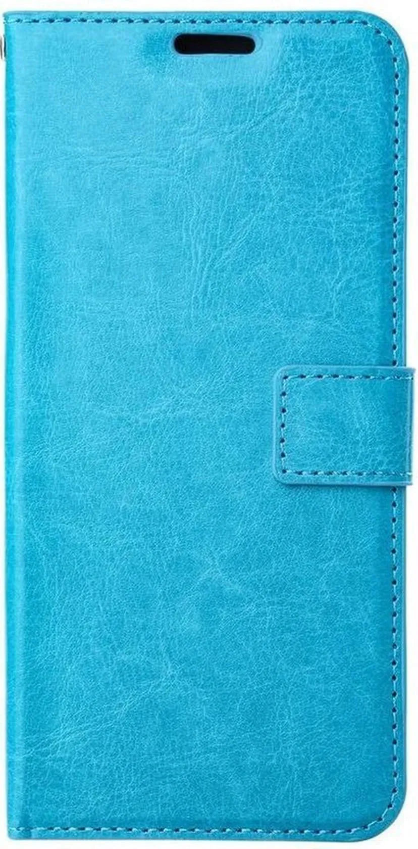 Samsung Galaxy A02S Hoesjes – Portemonnee Hoes – Pasjeshouder – Magneetsluiting – Turquoise-Ilumina Benelux