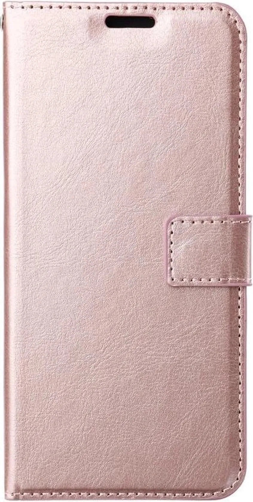 Samsung Galaxy A02S Hoesjes – Bookcase Portemonnee Hoes – Pasjeshouder – Magneetsluiting – Roségoud-Ilumina Benelux