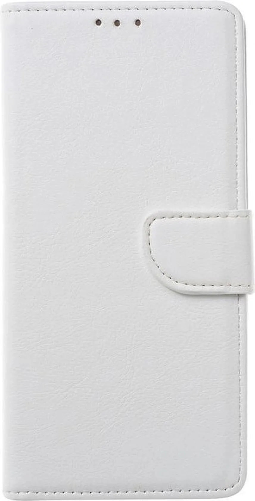 Samsung Galaxy M11 Hoesjes – Portemonnee Hoes – Pasjeshouder – Magneetsluiting – Wit-Ilumina Benelux