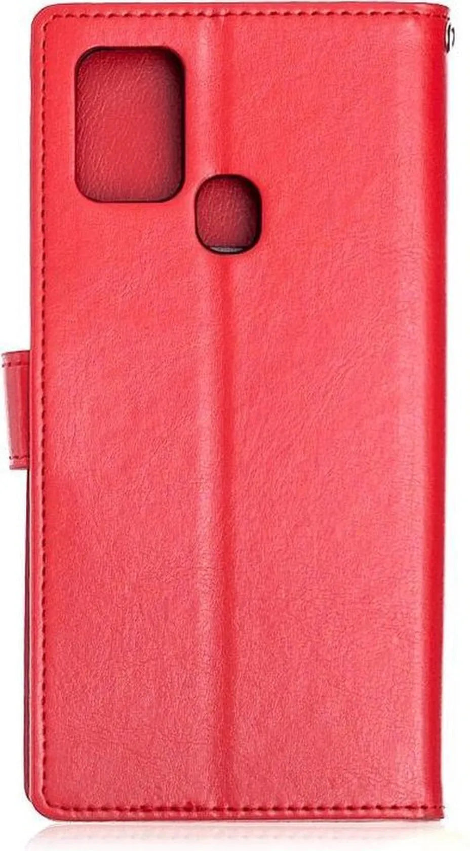 Huawei P Smart 2020 Hoesjes – Book Case – Magneetsluiting – Pasjeshouder – Rood-Ilumina Benelux