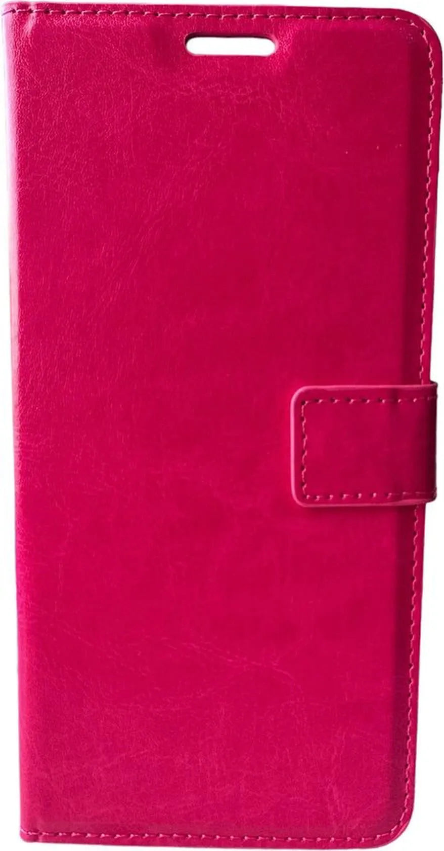 Motorola Moto G9 Play & E7 Plus Hoesjes – Portemonnee Bookcase – Pasjeshouder – 2x Screenprotector – Roze-Ilumina Benelux