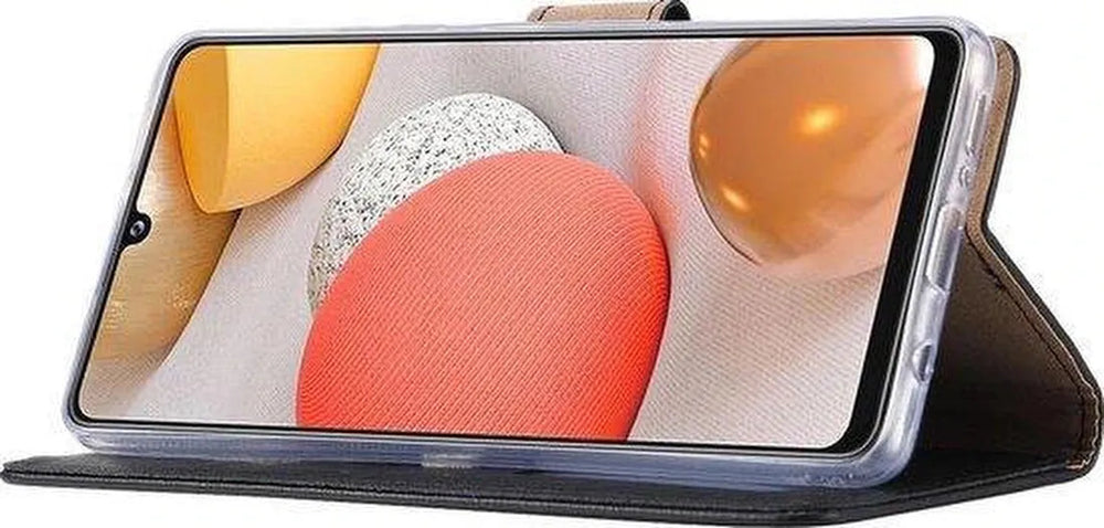 Samsung Galaxy A12 Hoesjes – Portemonnee Hoes – Pasjeshouder – 2x Gehard Glas Screenprotector – Groen-Ilumina Benelux