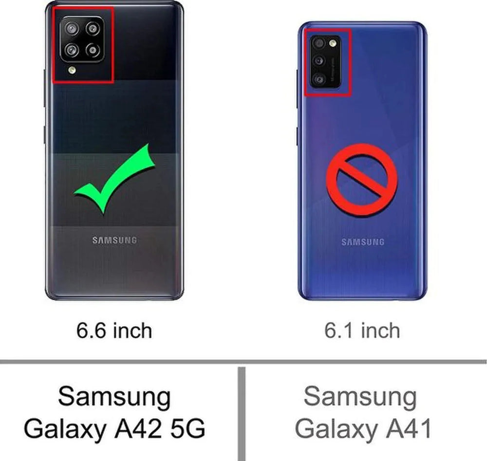 Samsung Galaxy A42 5G Hoesjes – Siliconen Backcover – Schokbestendig – Transparant-Ilumina Benelux