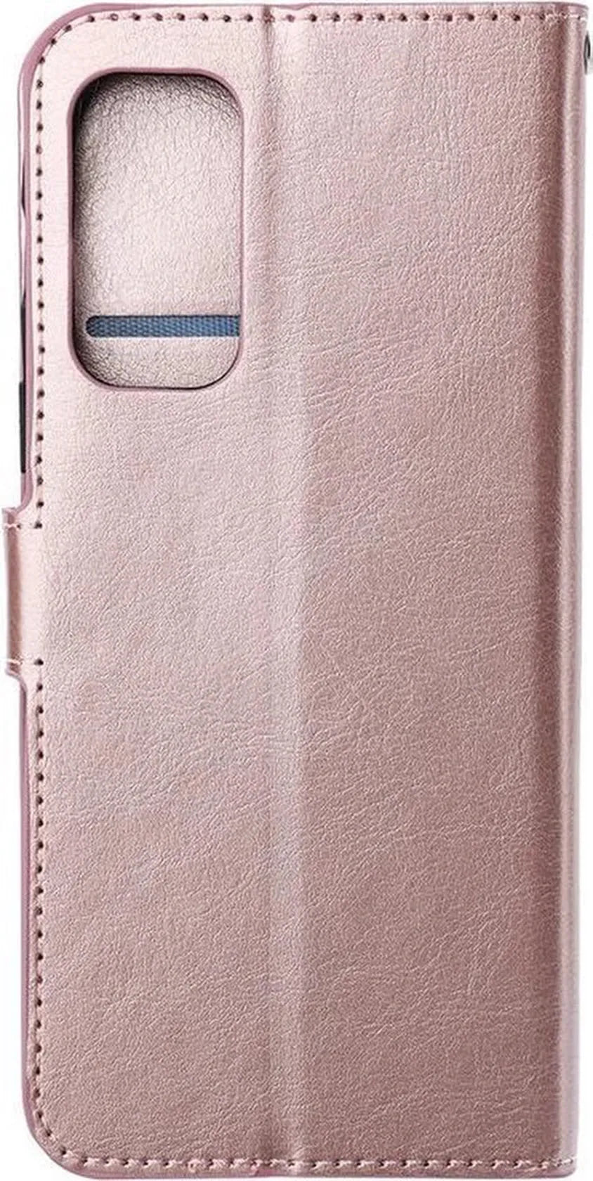 Samsung Galaxy A02S Hoesjes – Bookcase Portemonnee – Pasjeshouder – 2x Gehard Glas Screenprotector – Roségoud-Ilumina Benelux