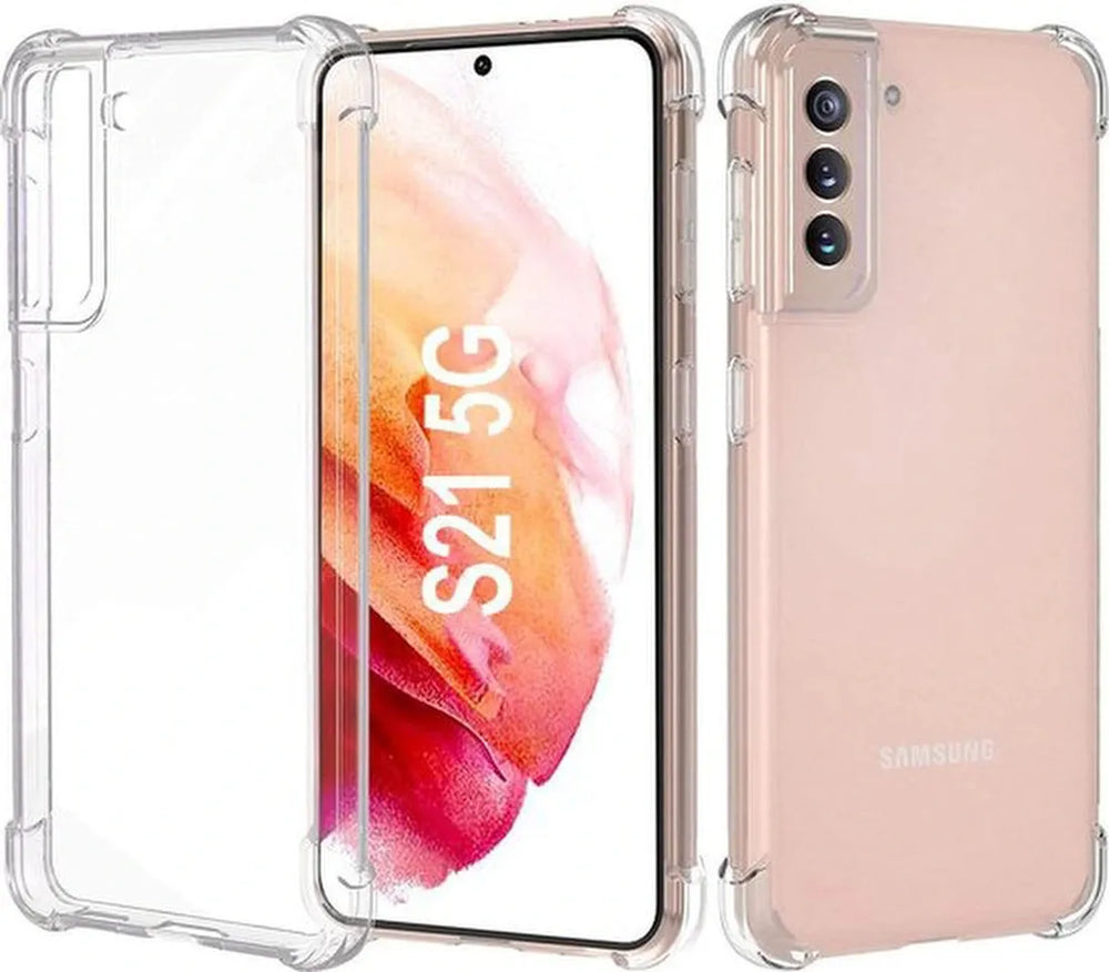 Huawei P Smart 2021 Hoesjes – TPU Siliconen Backcover – Soft Case – 2x Gehard Glas Screenprotector – Zwart-Ilumina Benelux