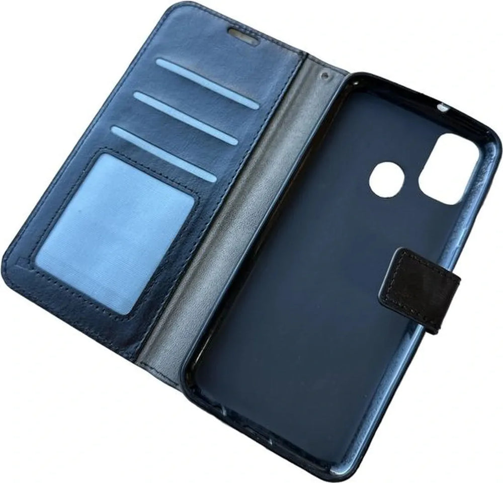 Samsung Galaxy M31S Hoesjes – Portemonnee Hoes – Pasjeshouder – Magneetsluiting – Zwart-Ilumina Benelux