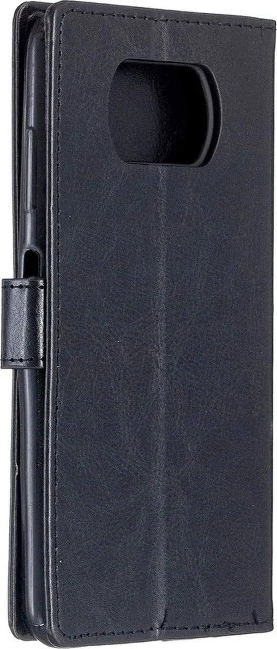 Xiaomi Poco X3 / X3 Pro Hoesjes – Portemonnee Hoes – Pasjeshouder – Magneetsluiting – Zwart-Ilumina Benelux