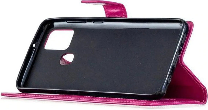 Huawei P Smart 2020 Hoesjes – Book Case – Magneetsluiting – Standfunctie – Roze-Ilumina Benelux