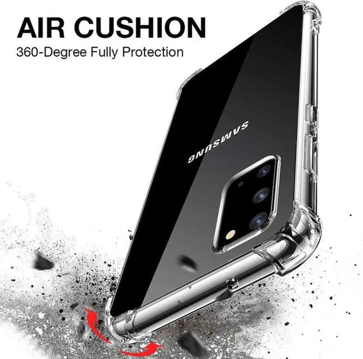 Samsung Galaxy A12 Hoesjes – Transparante TPU Siliconen Backcover – Soft Case – Inclusief 2x Screenprotector-Ilumina Benelux
