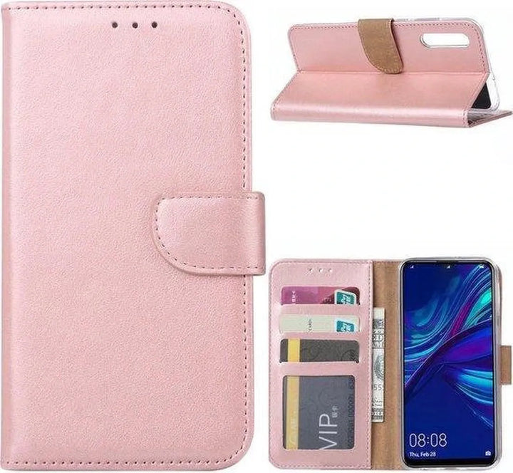 Sony Xperia 5 II Hoesjes – Bookcase Portemonnee Hoes – Magneetsluiting – Pasjeshouder – Roségoud-Ilumina Benelux