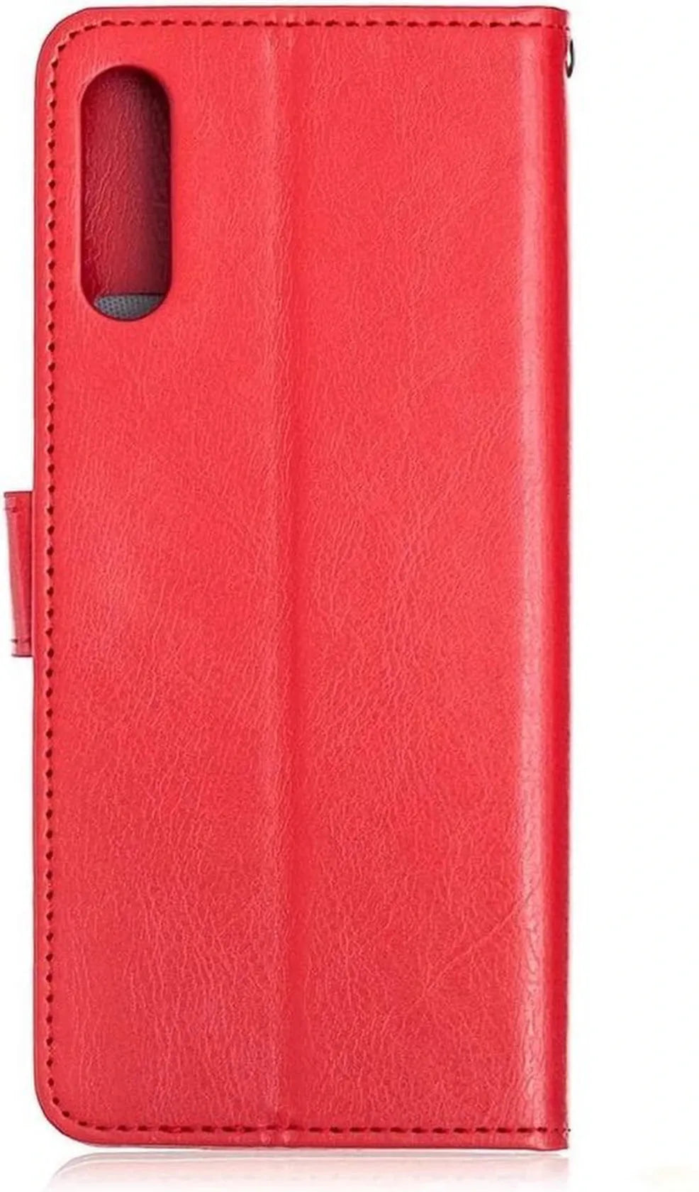 Sony Xperia 5 II Hoesjes – Bookcase – Magneetsluiting – Standfunctie – Rood-Ilumina Benelux