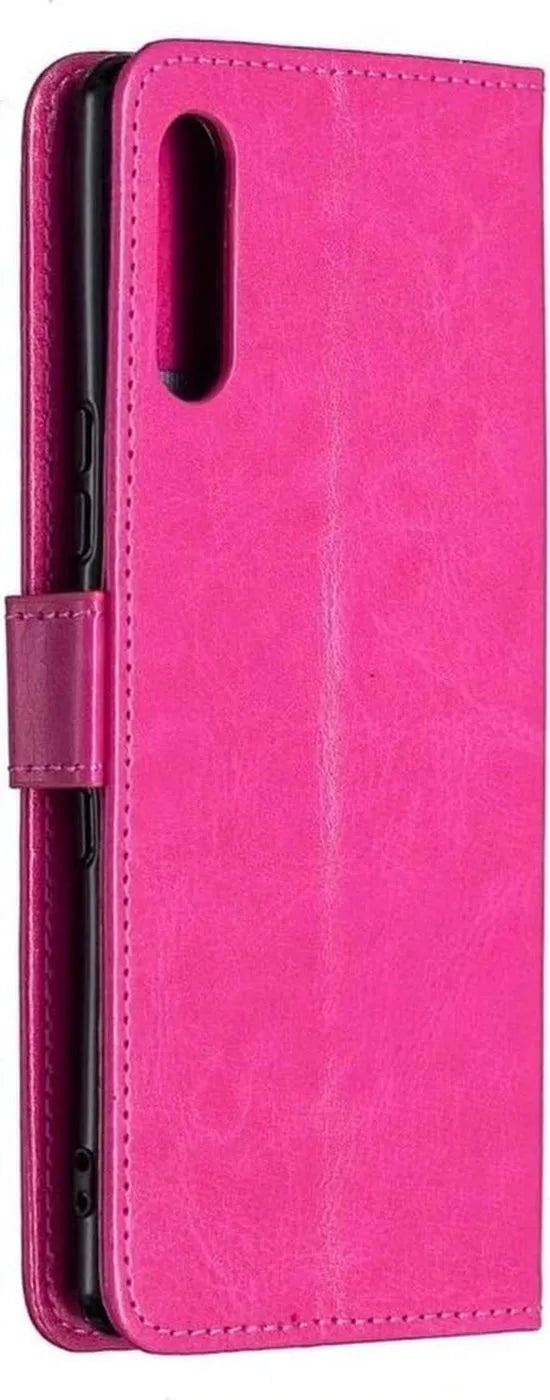 Sony Xperia 5 II Hoesjes – Book Case – Magneetsluiting – Inclusief 2x Screenprotector – Roze-Ilumina Benelux
