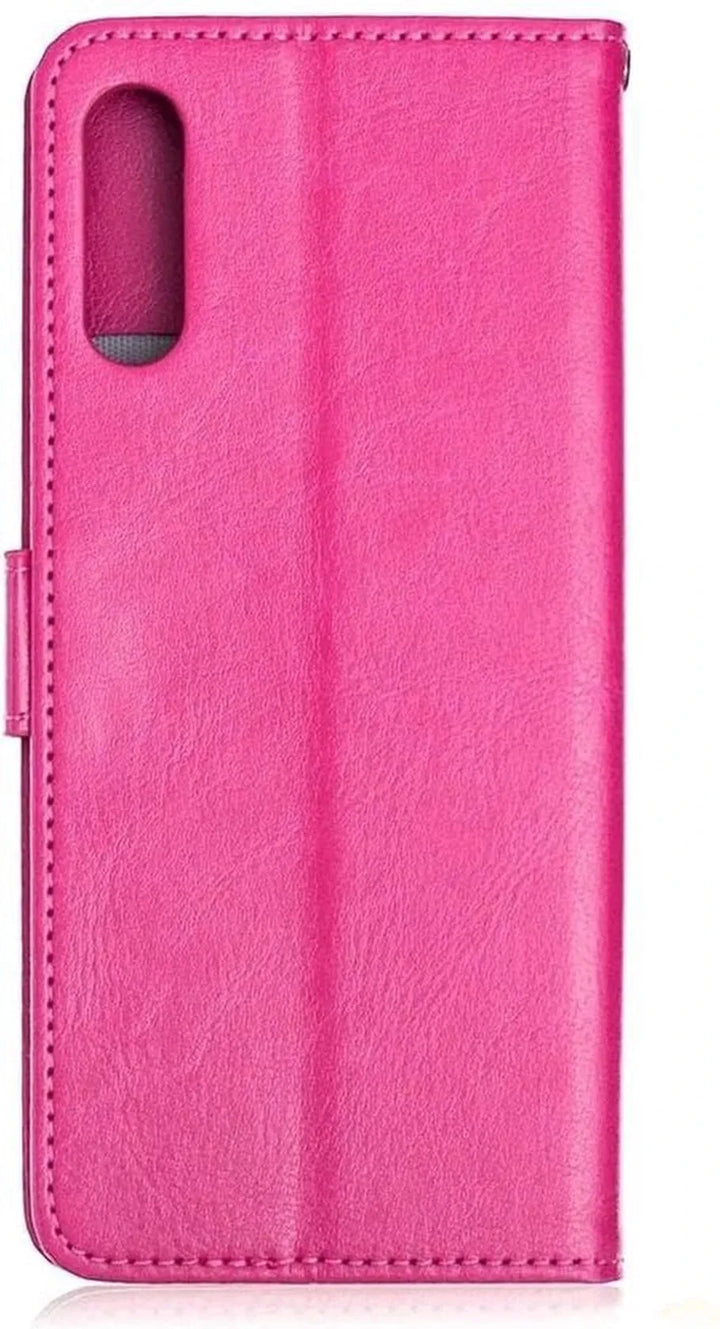 Sony Xperia 5 II Hoesjes – Bookcase – Magneetsluiting – Pasjeshouder – Roze-Ilumina Benelux
