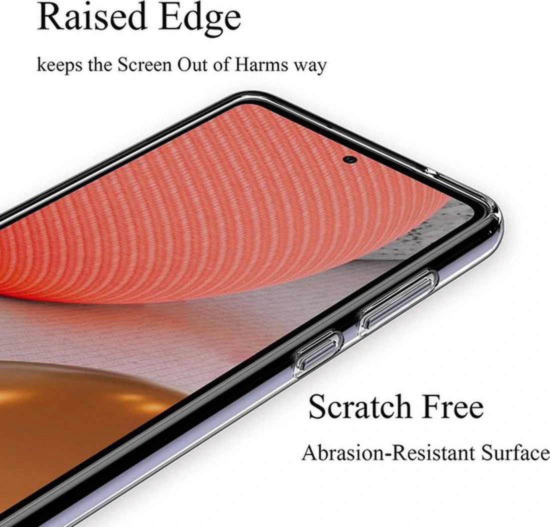 Samsung Galaxy A52/A52s Hoesjes – Transparante TPU Siliconen Backcover – 2x Gehard Glas Screenprotector – Transparant