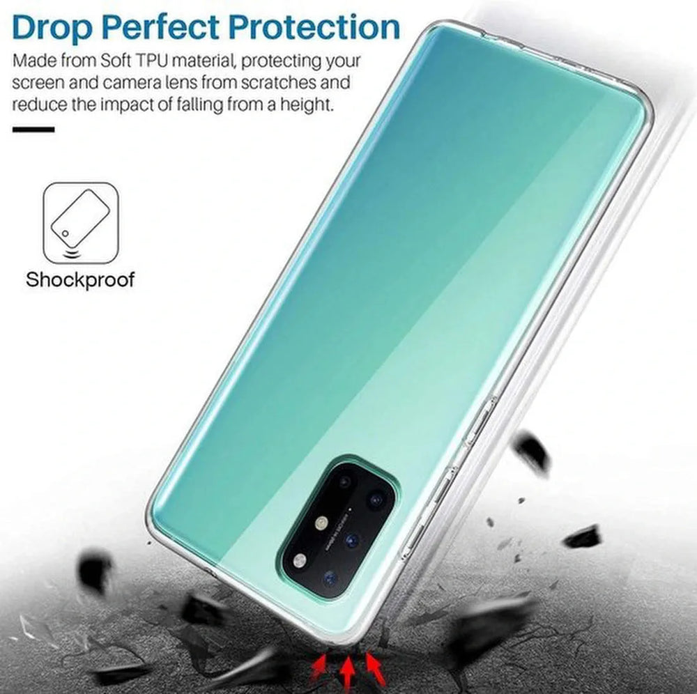 Nokia 2.4 Hoesjes – Soft TPU Siliconen Backcover – 2x Gehard Glas Screenprotector – Transparant-Ilumina Benelux