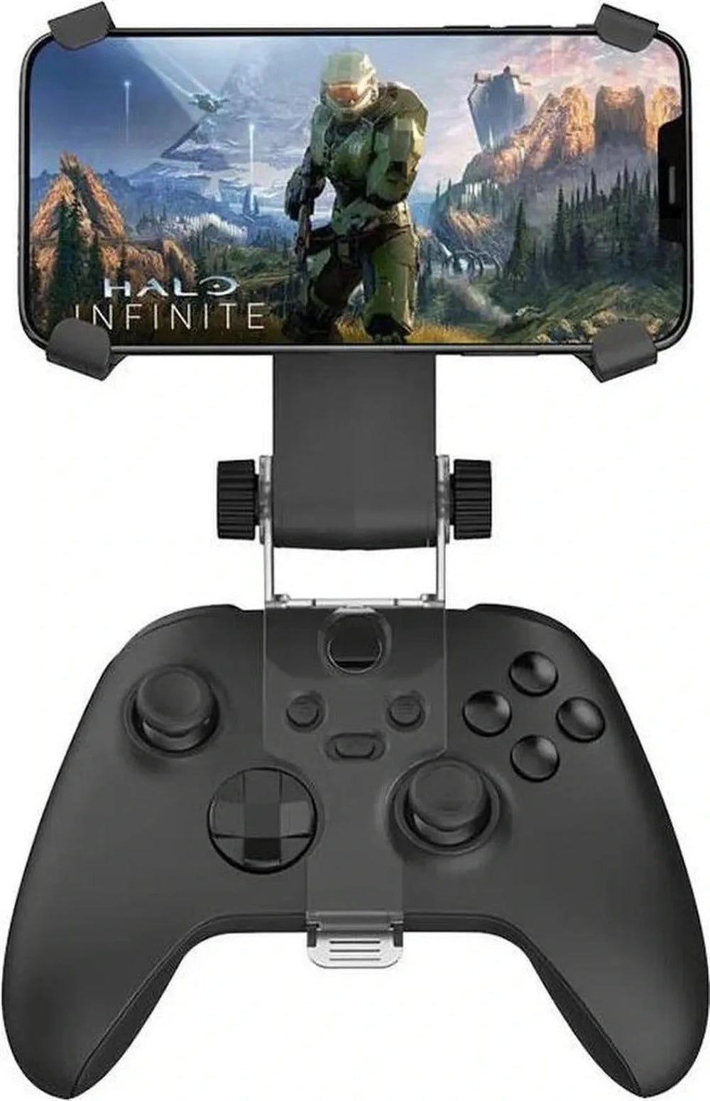 Telefoonhouder controller – Geschikt voor Xbox Series S/X & One – Smartphone klem – Verstelbaar – Zwart-Ilumina Benelux