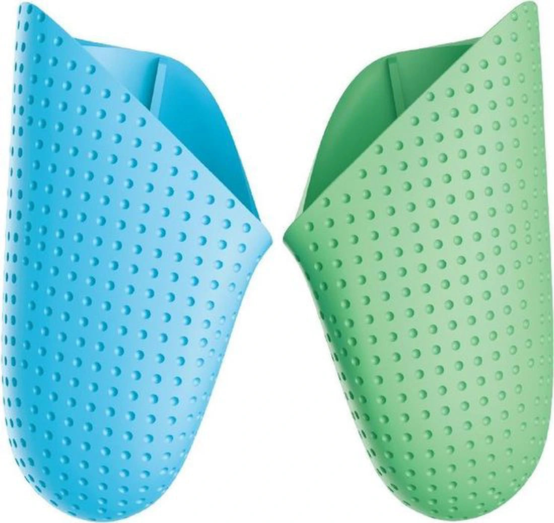 Game-handgreep Antislip koffer hoes NS Game Console-handgreep Antislip-handgreep TNS-0138 Geschikt voor: Nintendo Switch Pro Controller - Blauw - Groen