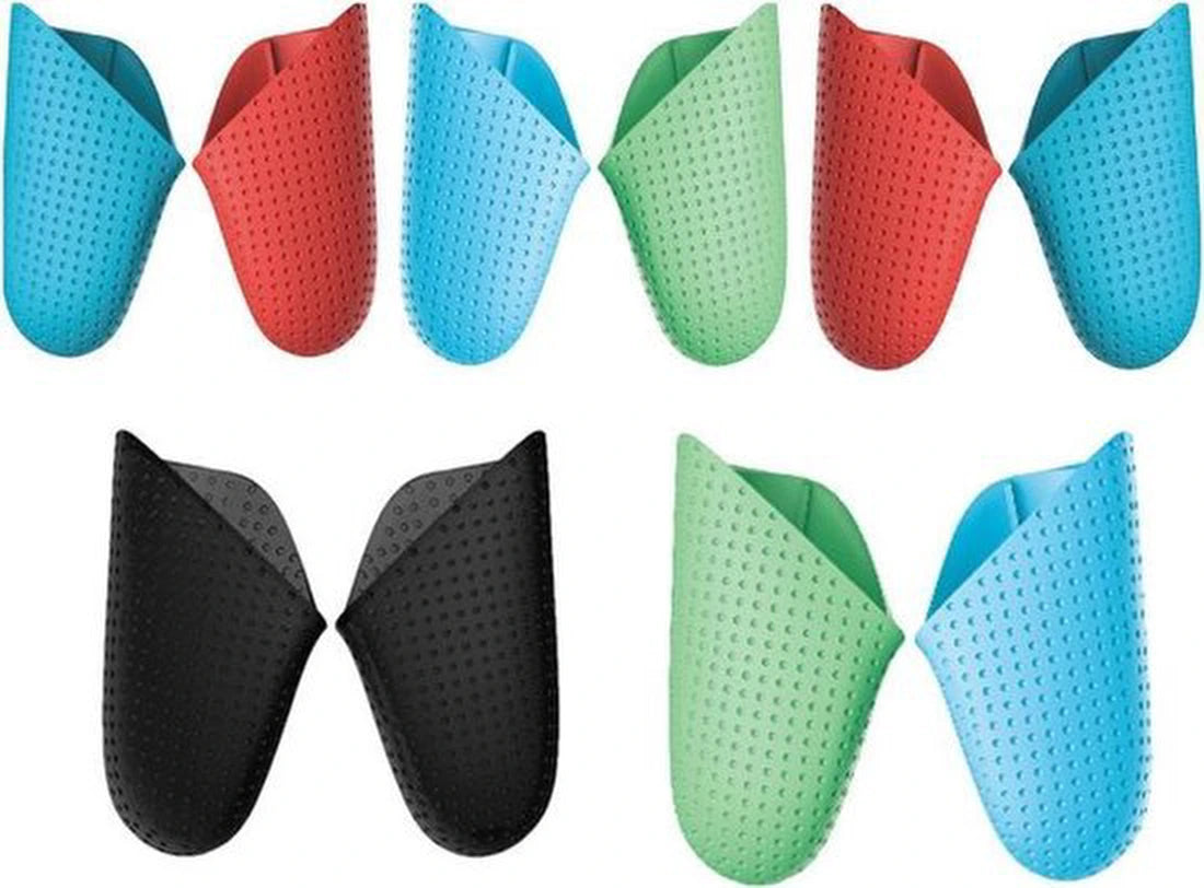 Game-handgreep Antislip koffer hoes NS Game Console-handgreep Antislip-handgreep TNS-0138 Geschikt voor: Nintendo Switch Pro Controller - Rood - blauw