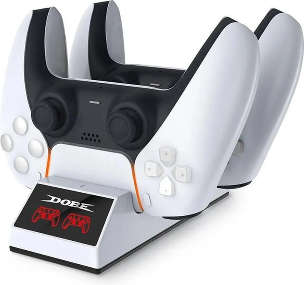 Oplaadstation – Geschikt voor PlayStation 5 – DualSense Controller Dock – 2 Controllers – Snelladen – LED Indicatie-Oplaadstation controllers-Ilumina Benelux