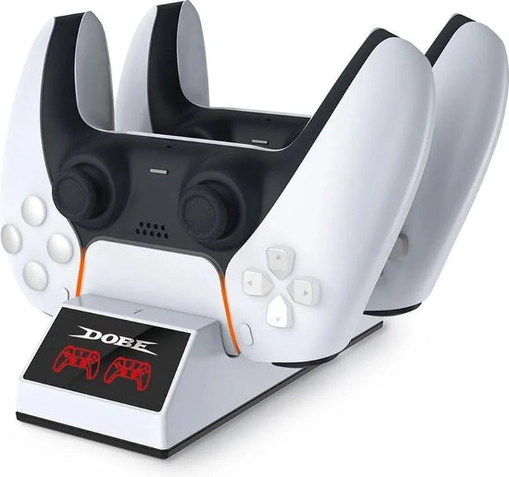Oplaadstation – Geschikt voor PlayStation 5 – DualSense Controller Dock – 2 Controllers – Snelladen – LED Indicatie-Oplaadstation controllers-Ilumina Benelux
