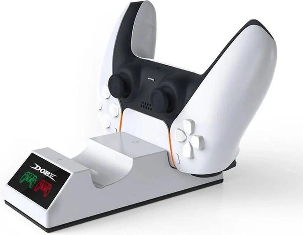 Oplaadstation – Geschikt voor PlayStation 5 – DualSense Controller Dock – 2 Controllers – Snelladen – LED Indicatie-Oplaadstation controllers-Ilumina Benelux