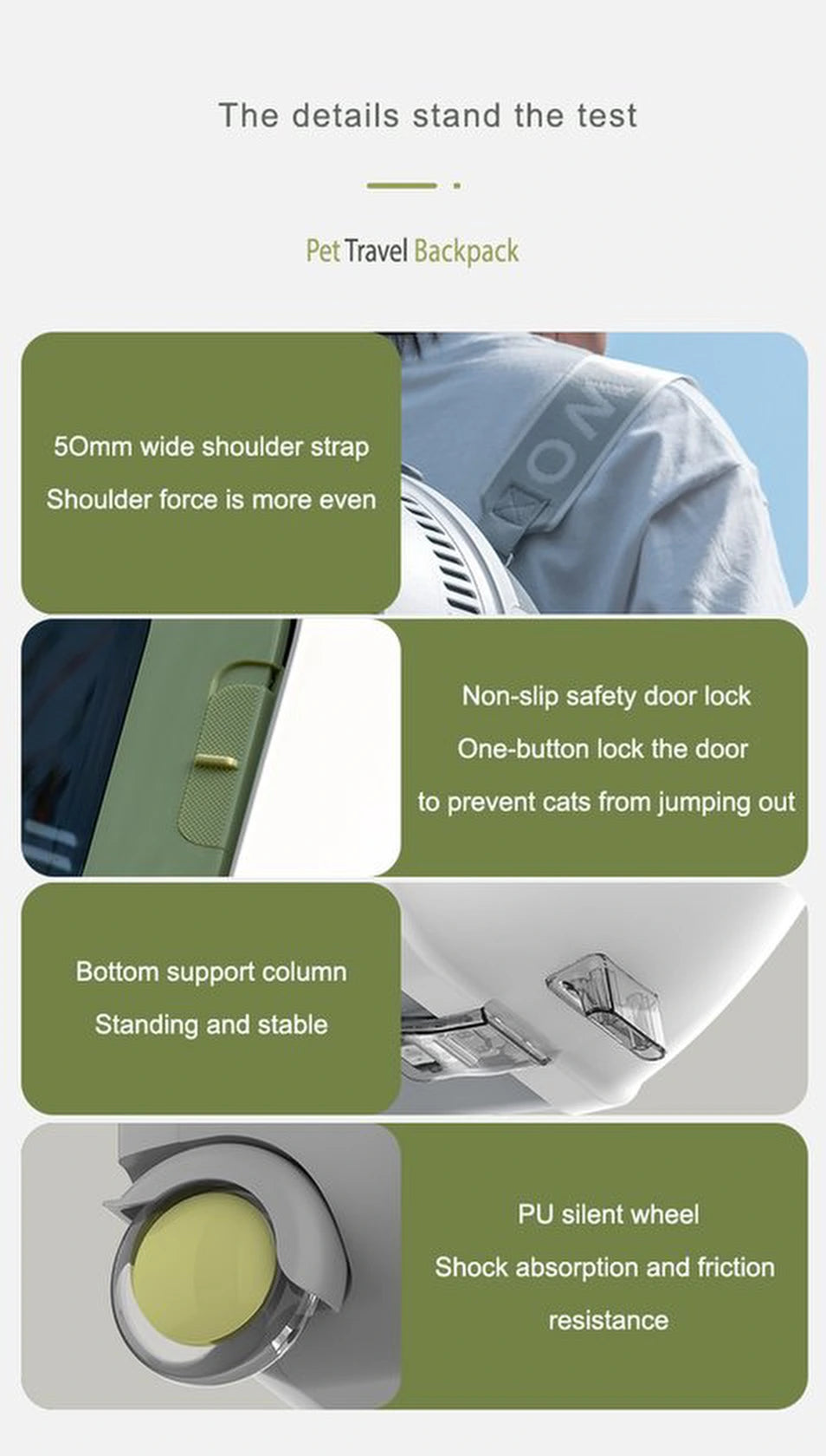 Kattentas | Huisdiertas | katten honden reistas | dieren transport tas | rugzak | draagtas | rug dierentas voor huisdieren met zwenkwielen - honden en katten