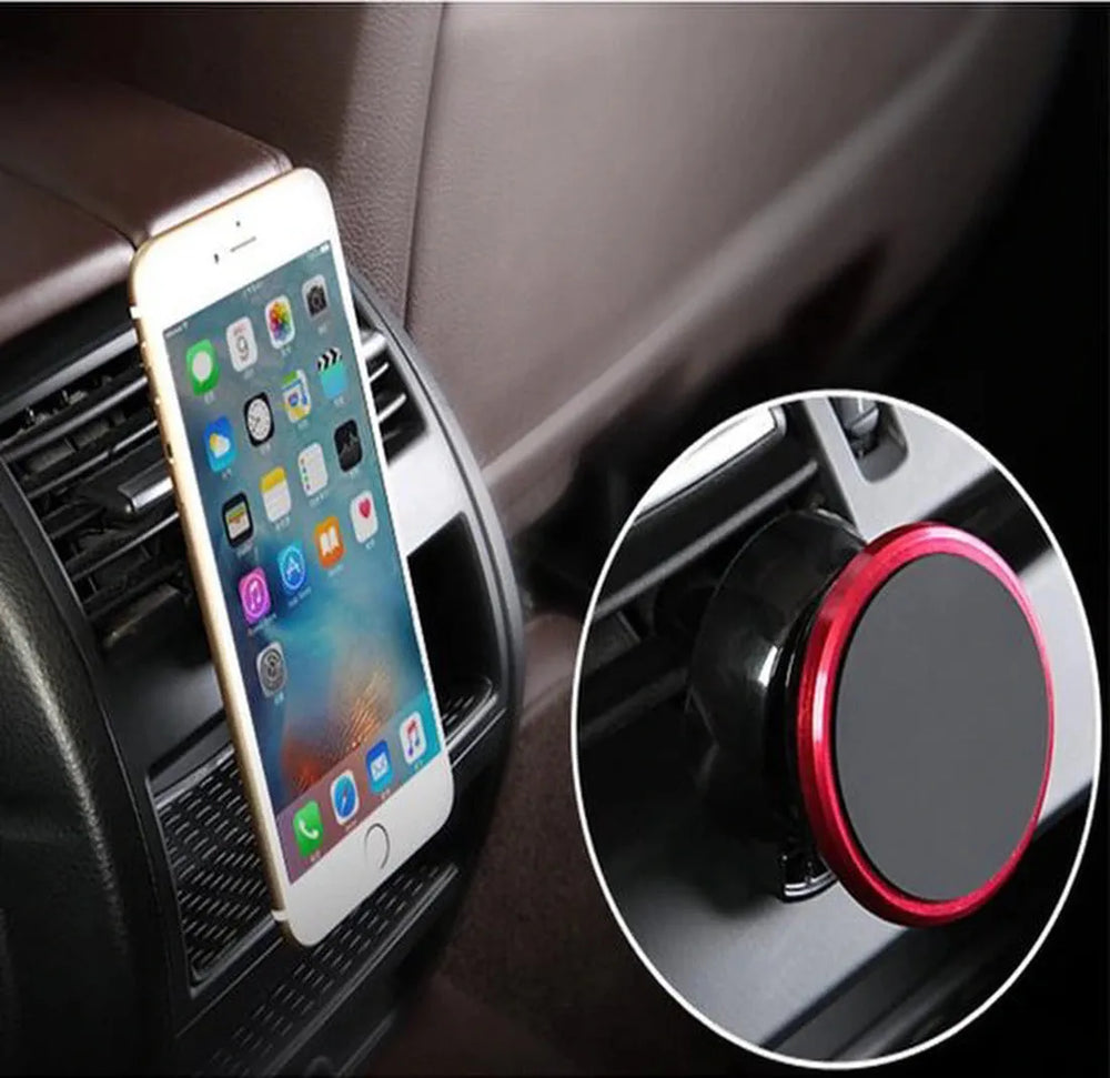 Telefoonhouder auto – Magnetisch – Ventilatierooster montage – Universeel – Zwart-Telefoonhouders-Ilumina Benelux