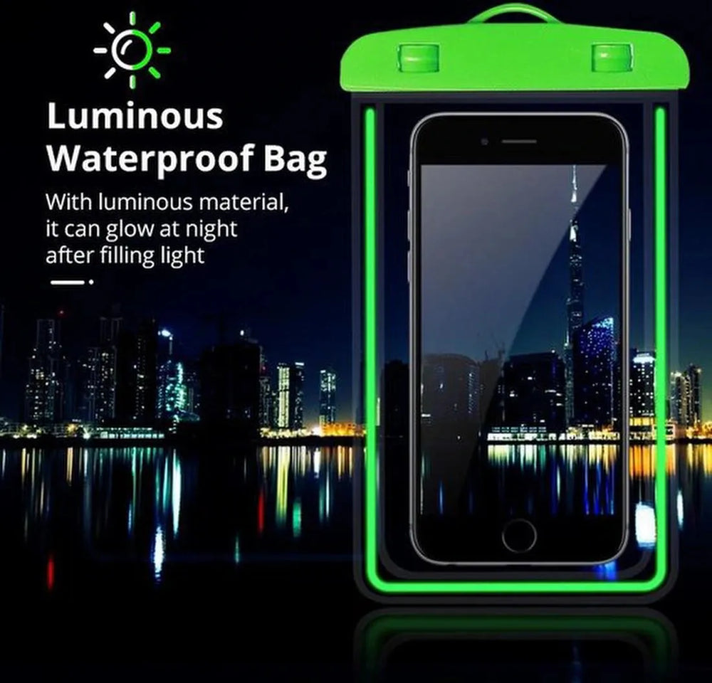 Waterdichte Telefoonhoes – Universele Waterproof Bag met Koord – Waterbestendig – Voor Smartphone – Transparant-Ilumina Benelux