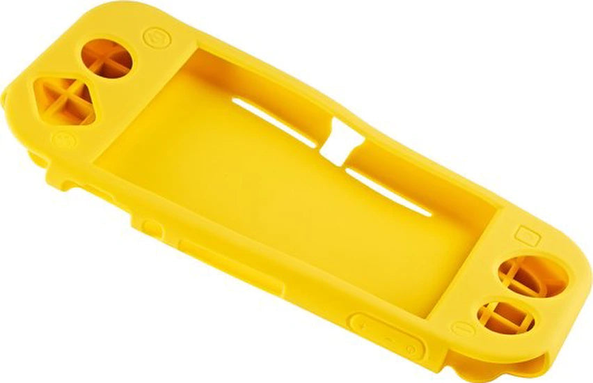 Beschermende soft cover siliconen bescherm hoesje voor Nintendo Switch Lite - case - geel