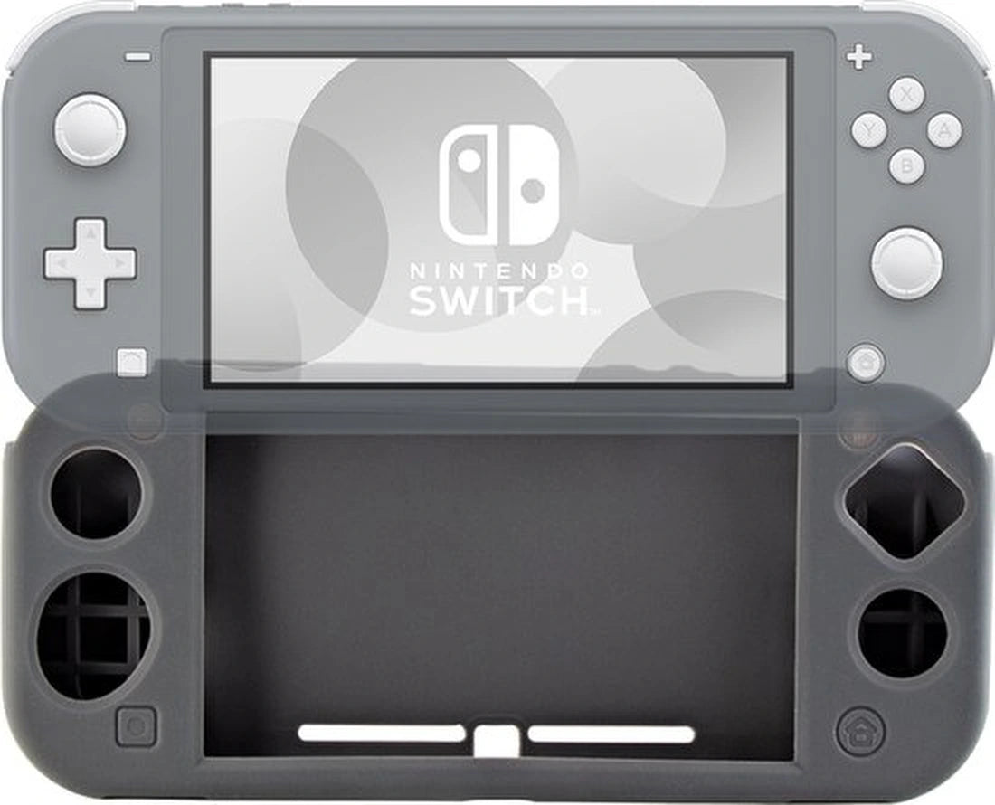 Beschermende soft cover siliconen bescherm hoesje Geschikt voor: Nintendo Switch Lite - case - grijs