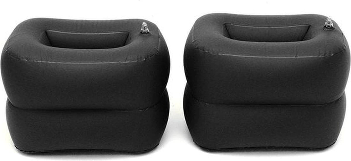 Auto Achterbank Cover Auto bed Reisbed Vochtbestendige Opblaasbare Matras Luchtbed voor Auto-interieur 135cmx88cmx36cm - Grijs