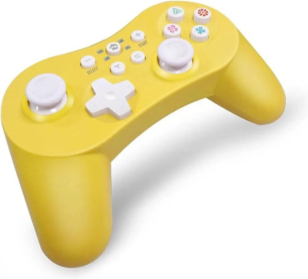 Draadloze Controller – Gamepad – Geschikt voor PS3, Nintendo Switch, Android & PC – Trillingsfunctie – Geel-Ilumina Benelux