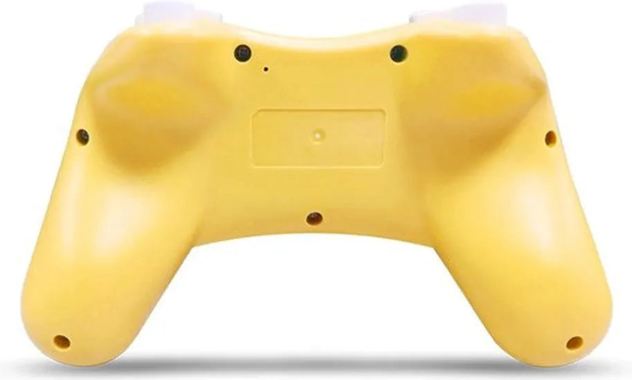 Draadloze Controller – Gamepad – Geschikt voor PS3, Nintendo Switch, Android & PC – Trillingsfunctie – Geel-Ilumina Benelux
