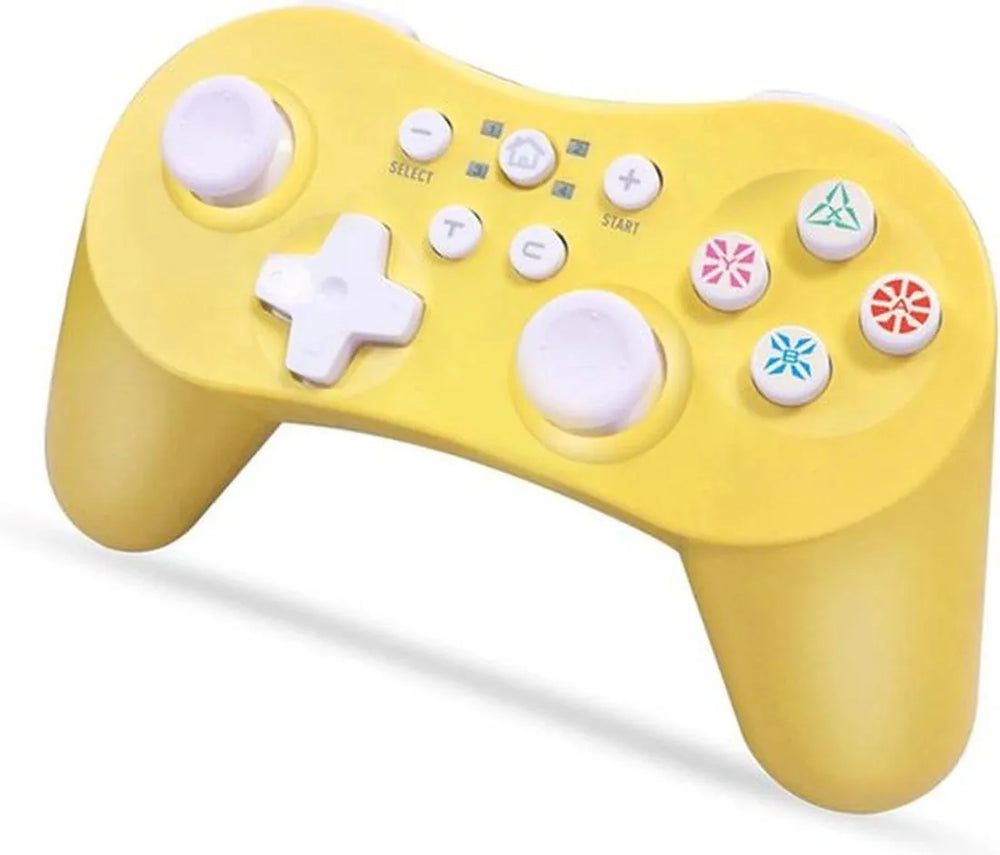 Draadloze Controller – Gamepad – Geschikt voor PS3, Nintendo Switch, Android & PC – Trillingsfunctie – Geel-Ilumina Benelux
