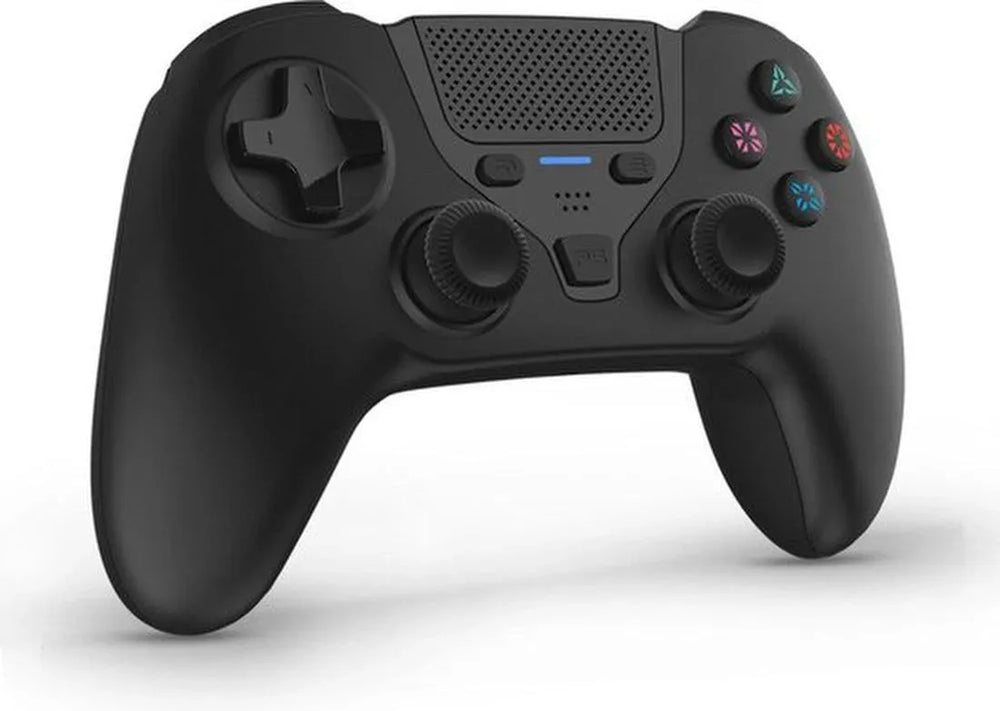 Bluetooth Controller – Geschikt voor PS4 Slim/Pro & PC – Draadloze Gamepad – 6-assige Gyro – RGB – Zwart-Ilumina Benelux
