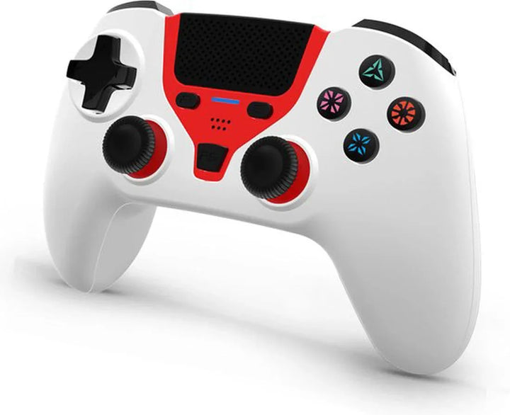 PS4 Controller – Draadloos Bluetooth – Geschikt voor PS4/PS4 Slim/PS4 Pro & PC – Dualshock Gamepad – Wit-Ilumina Benelux