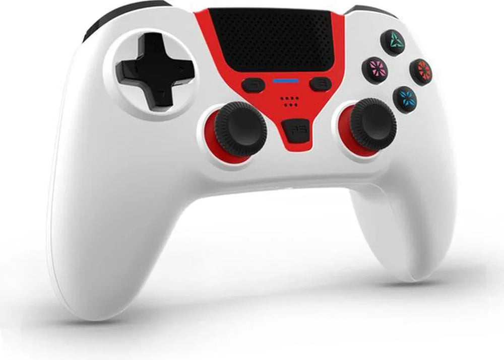 PS4 Controller – Draadloos Bluetooth – Geschikt voor PS4/PS4 Slim/PS4 Pro & PC – Dualshock Gamepad – Wit-Ilumina Benelux