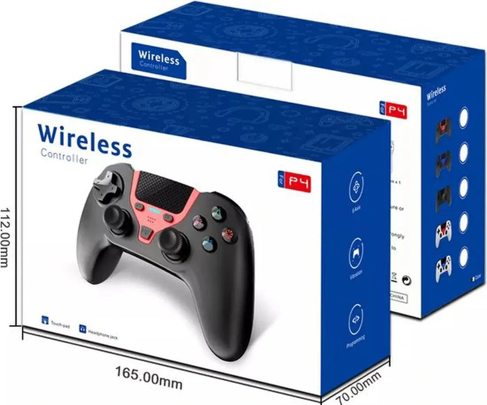 PS4 Controller – Draadloos Bluetooth – Geschikt voor PS4/PS4 Slim/PS4 Pro & PC – Dualshock Gamepad – Wit-Ilumina Benelux