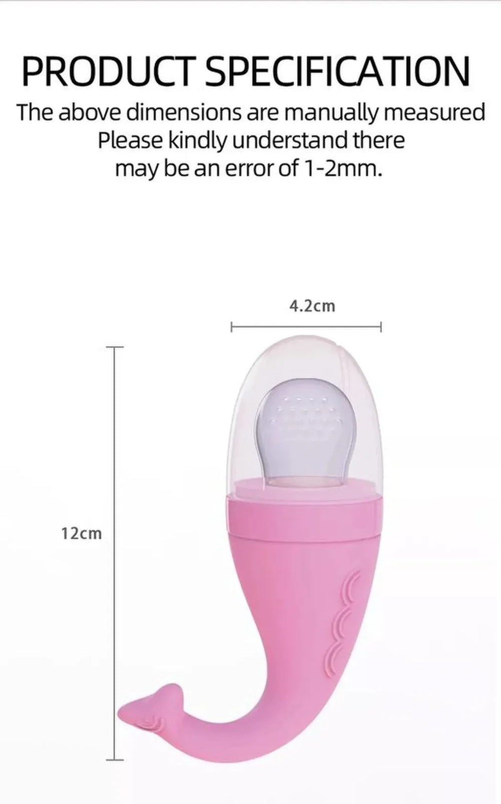 Fruitspeen Baby – Siliconen Fruitzuiger & Bijtring – Voorkomt Verstikking – BPA-vrij – Blauw-Ilumina Benelux