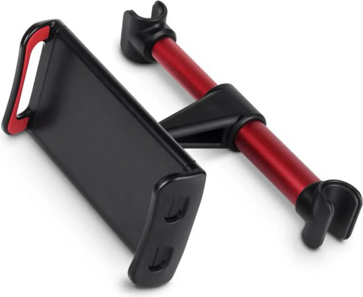 Tablethouder auto – Hoofdsteunhouder – Geschikt voor smartphone & tablet 4,7-10,5 inch – Verstelbaar – Rood-Tablethouder-Ilumina Benelux