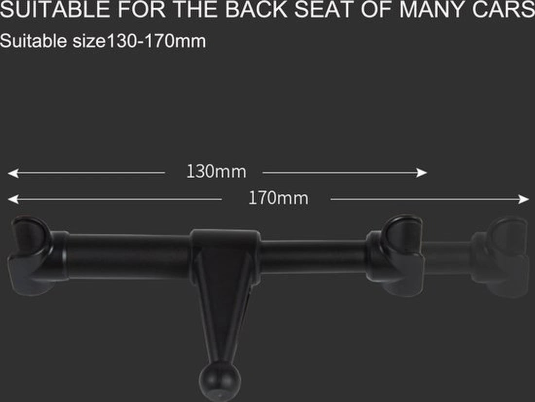 Universele houder - Hoofdsteunhouder Auto Geschikt voor: Smartphone / Tablet/ iPad/ Samsung Galaxy Tab etc. met 4,7-10,5 inch - Hoofdsteun Houder - rood