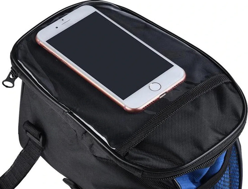 Fietstas bagagedrager – Koeltas bikepacking tas – Waterdicht – Telefoonvak – Geschikt voor iPhone/Samsung/Oppo/Xiaomi – Zwart-Ilumina Benelux