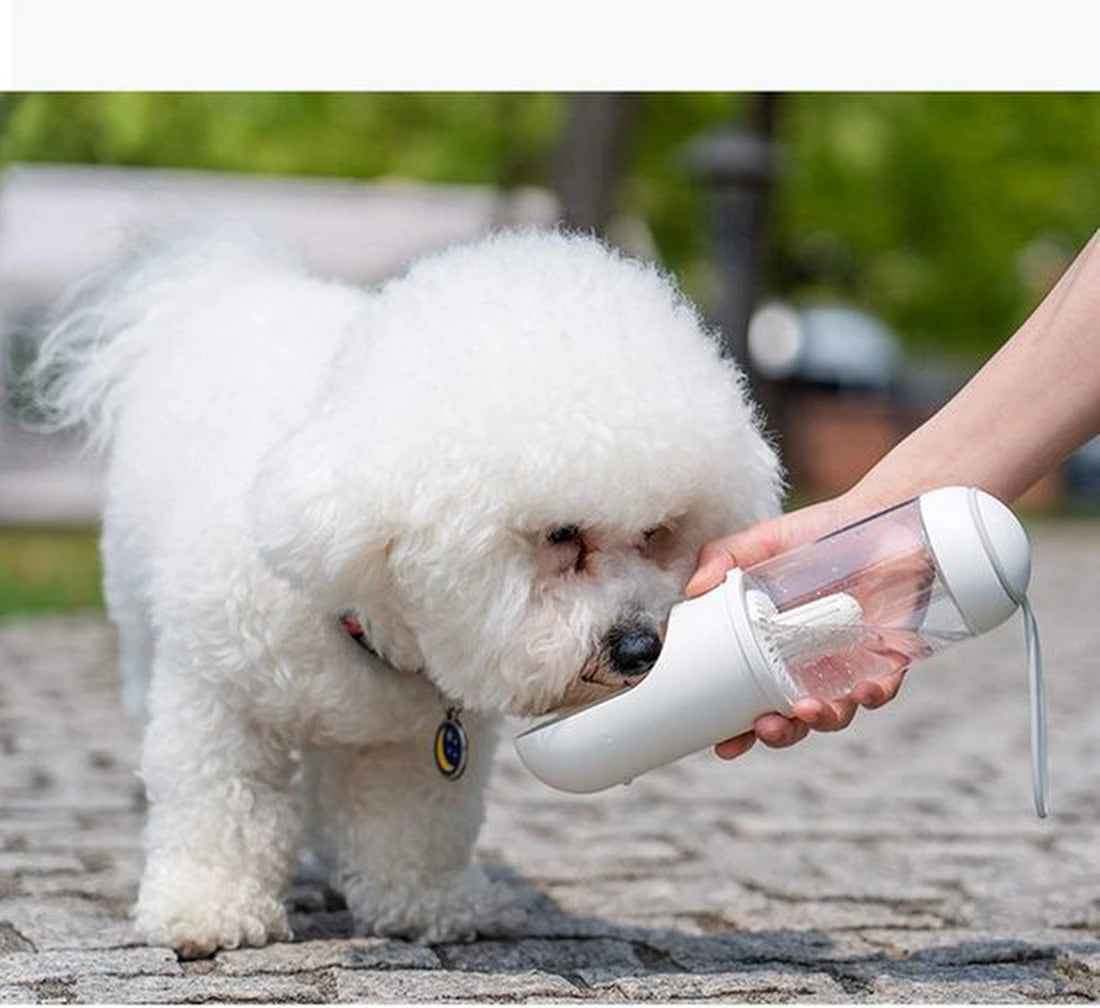 Drinkfles voor Honden met Duurzaam Filte - BPA vrij - Blauw - 100% Lekvrij - Waterfles voor Volwassen Honden en Puppy's - Wandelen - Voor Onderweg - Hondencadeau