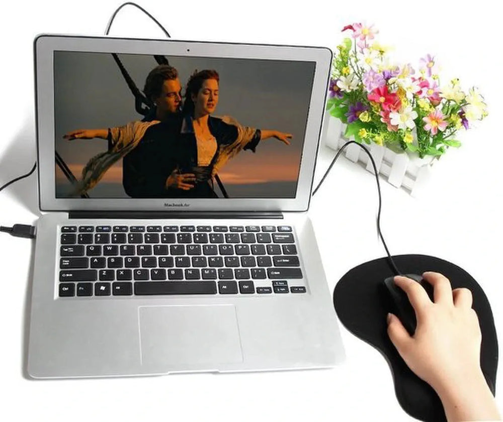Gaming muismat – Mousepad met polssteun – Antislip bureaumat – Voor pc & laptop – Zwart-Muismat-Ilumina Benelux