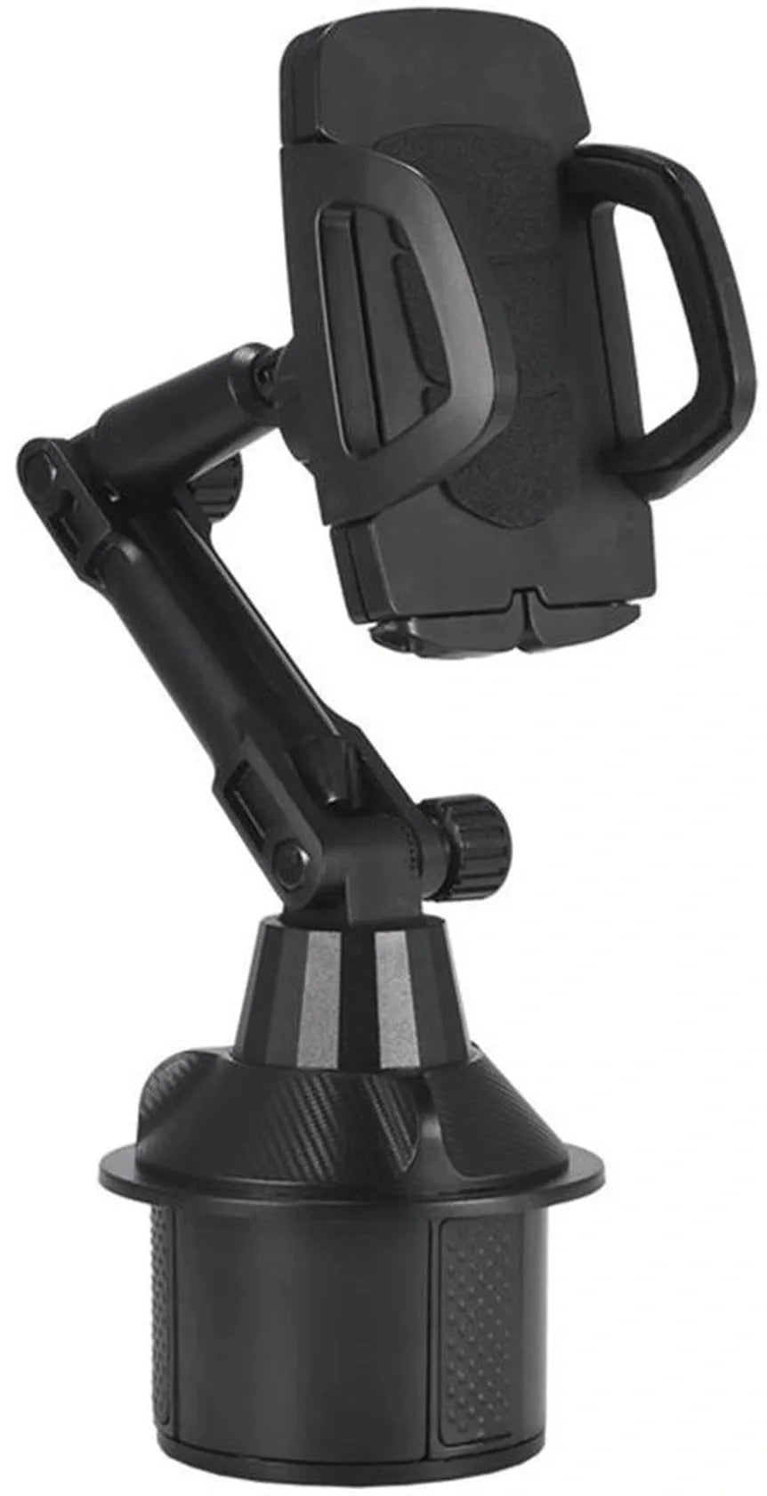 Telefoonhouder auto – Bekerhouder klem – Verstelbaar & stevig – Geschikt voor auto, loopband & treadmill – Zwart-Ilumina Benelux